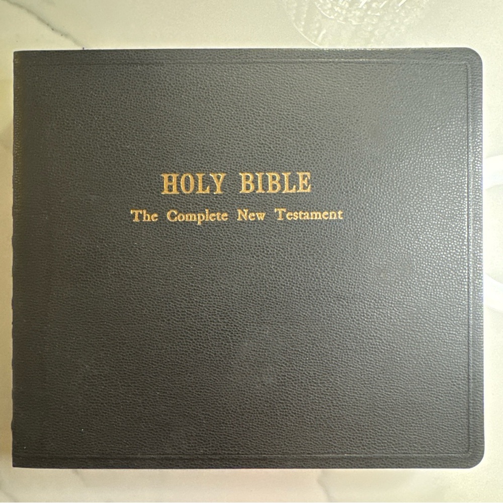 Vintage 1953 New Testament audio book records